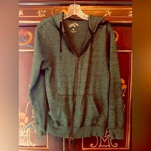 fission dark green/ black hoodie